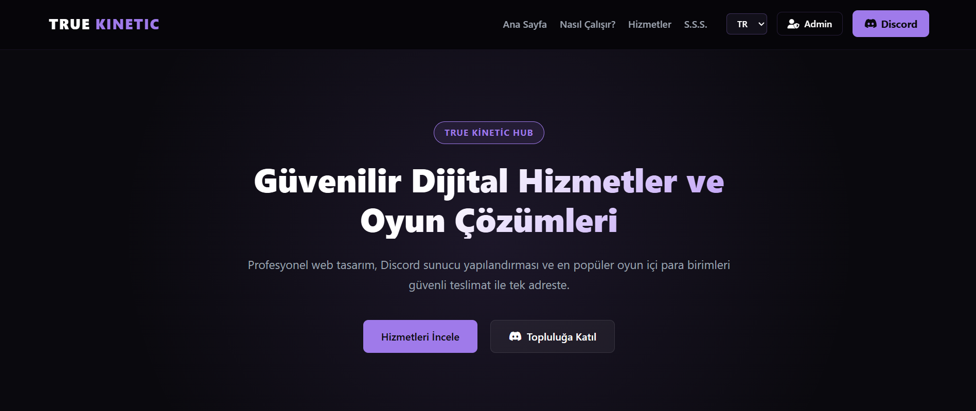 Front-End Website Projesi