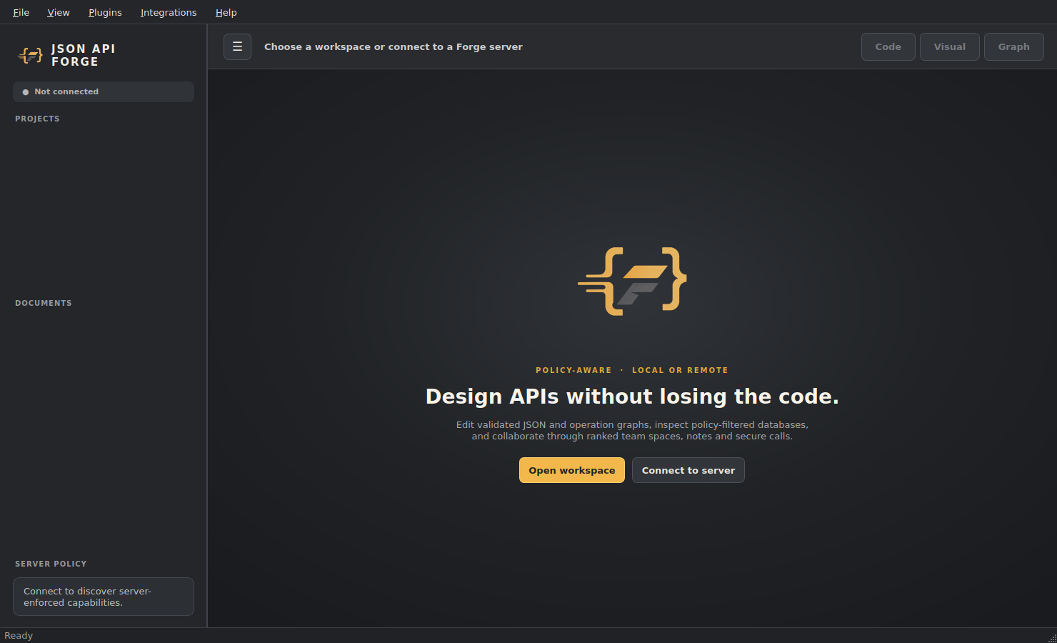 JSON API FORGE