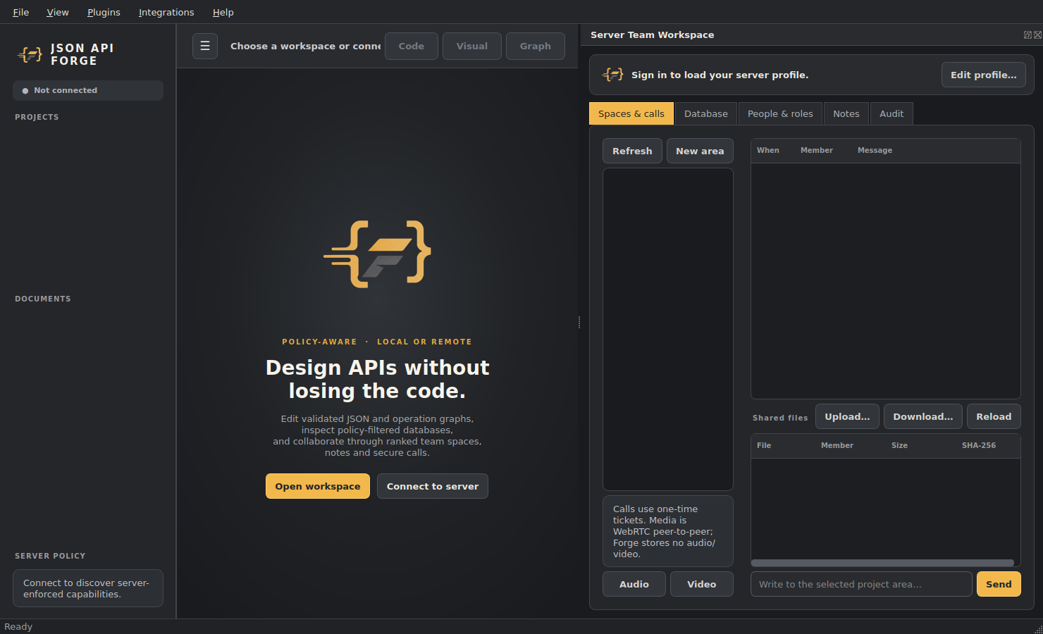 JSON API FORGE